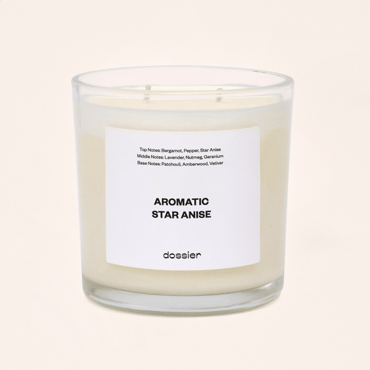 Aromatic Star Anise Candle Candles Inspired by Dior's Sauvage Perfume 